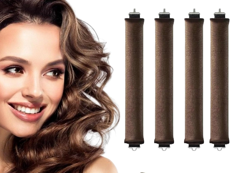 Heatless Hair Curler Overnight Curls Blowout Rods Headband No Heat Curlers to Sleep in Large Rods Hair Rollers Blowout Look for Short Hair Styling Tools Silk Hair Wrap Curling Set