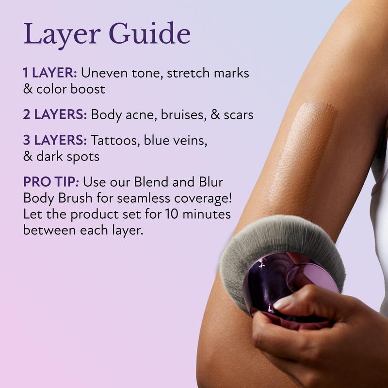 Beauty Body Perfector – 24-Hour Waterproof Full-Body Coverage Makeup (Natural Radiance)