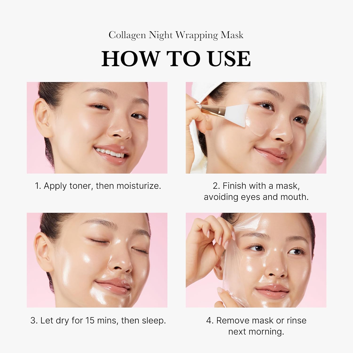 Overnight Wrapping Mask – Collagen-Infused Sleep Mask for Firm, Glowing Skin
