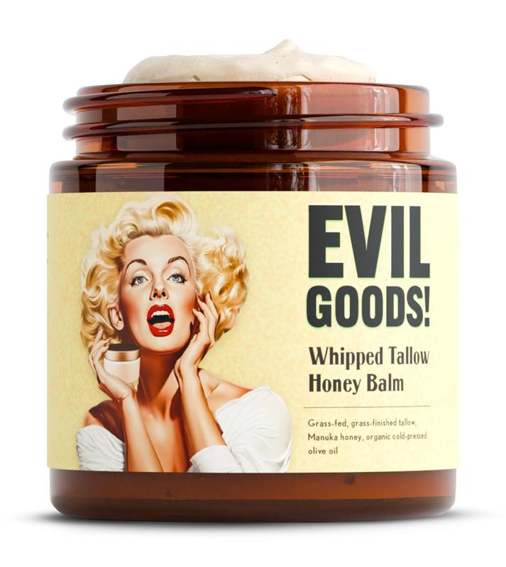Whipped Beef Tallow & Manuka Honey Balm – Organic, All-Natural Moisturizer for Face, Body & Lips