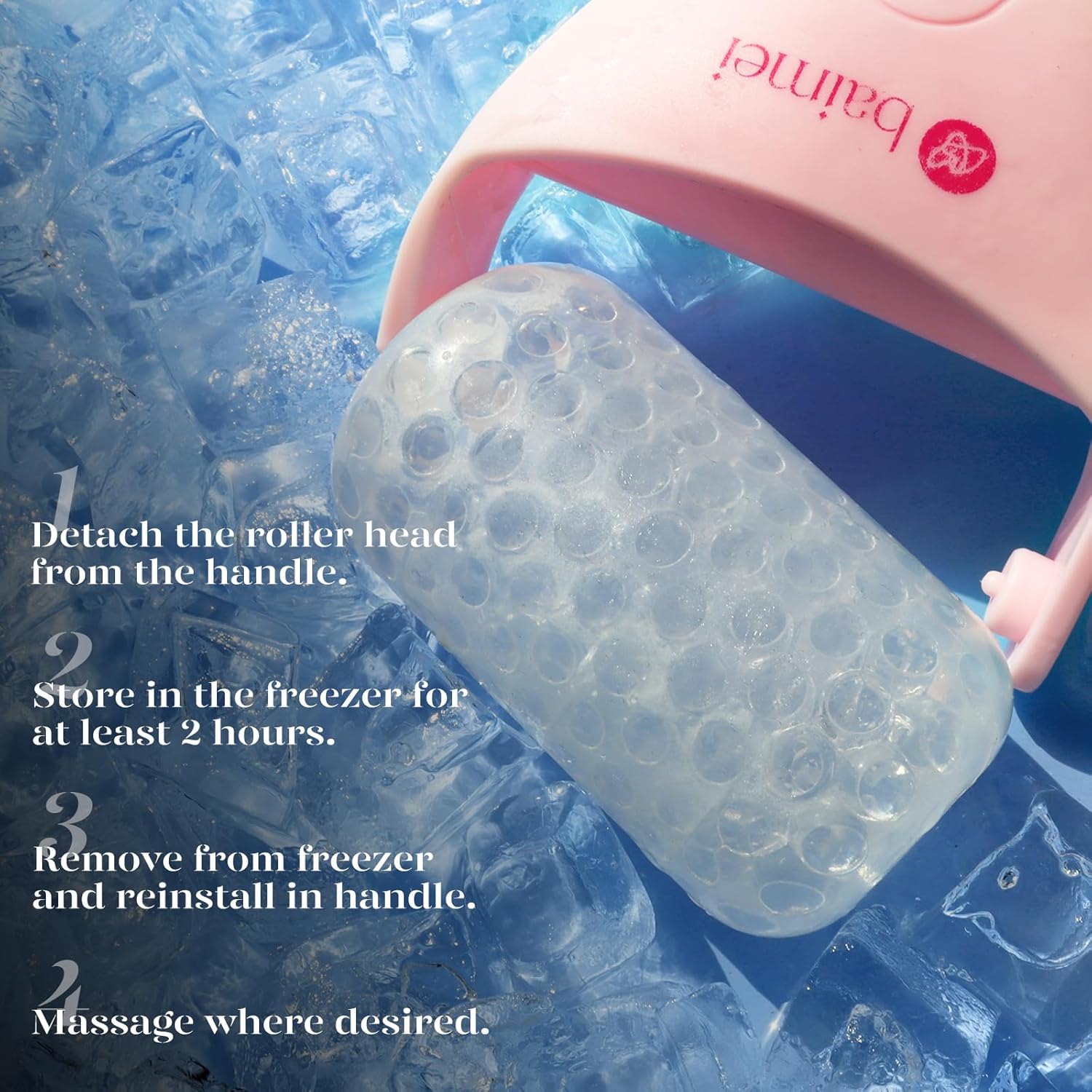 BAIMEI Ice Roller & Gua Sha Set – Refresh & Rejuvenate Your Skin Naturally