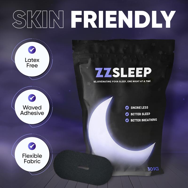 ZZSleep Mouth Tape (30 Strips) – For Snore Prevention & Better Sleep