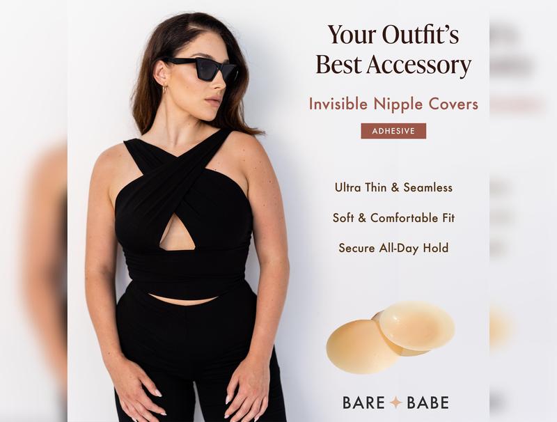 Reusable Silicone Nipple Covers – Invisible, Sweatproof, Skin-Toned Pasties for Strapless Looks