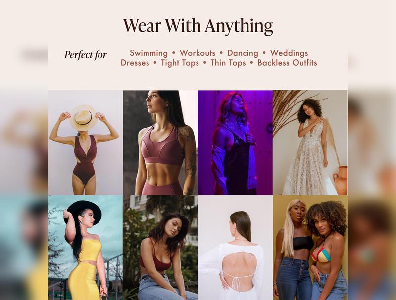 Reusable Silicone Nipple Covers – Invisible, Sweatproof, Skin-Toned Pasties for Strapless Looks