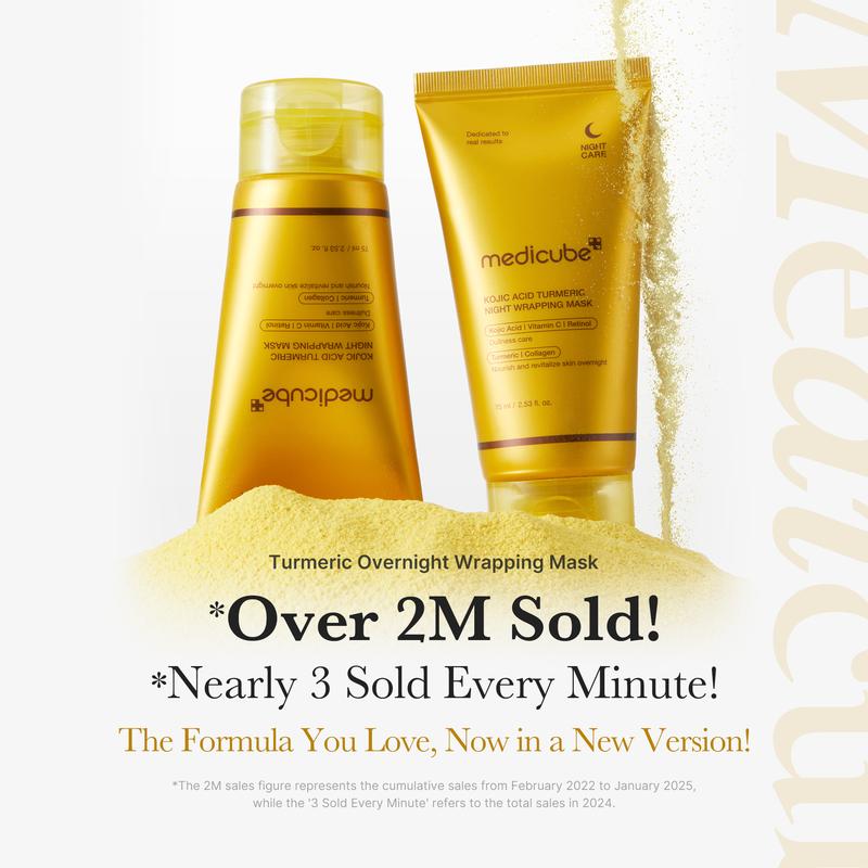Overnight Wrapping Mask – Kojic Acid + Turmeric for Radiant Skin